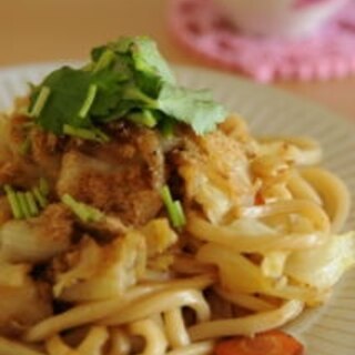 懐かしい焼きうどん